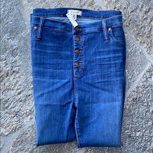 New Plus-Size Madewell High-Rise Skinny Jeans